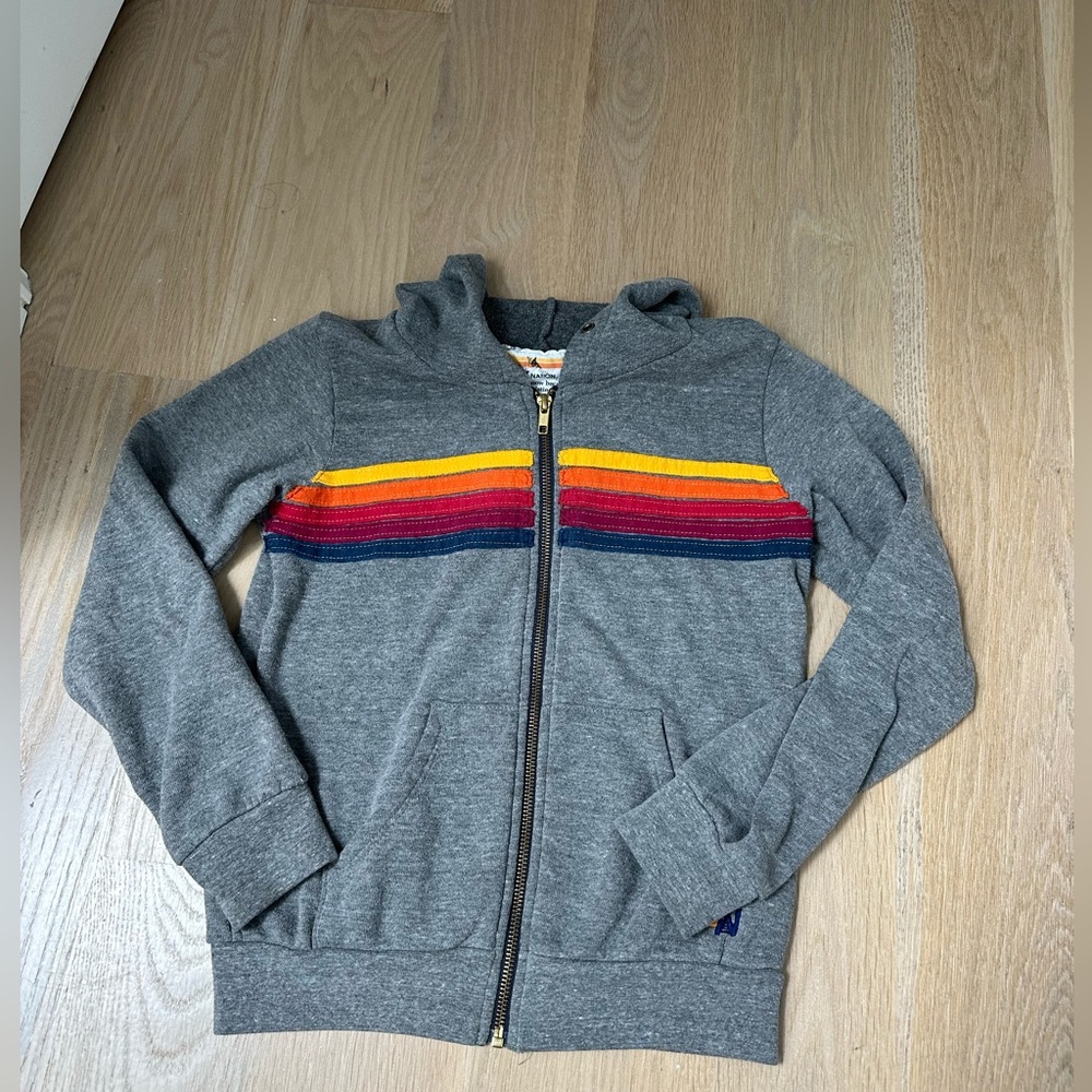 Aviator nation 5 stripe hoodie